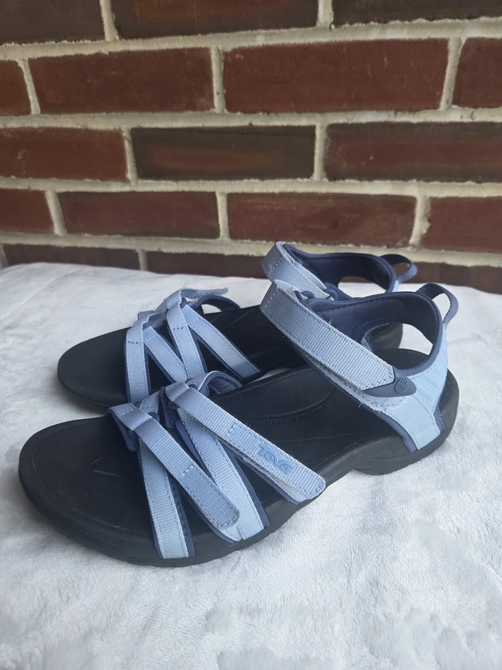 Teva Sport Sandals Blue Adjustable Strappy Outdoor Hiking Women US 9